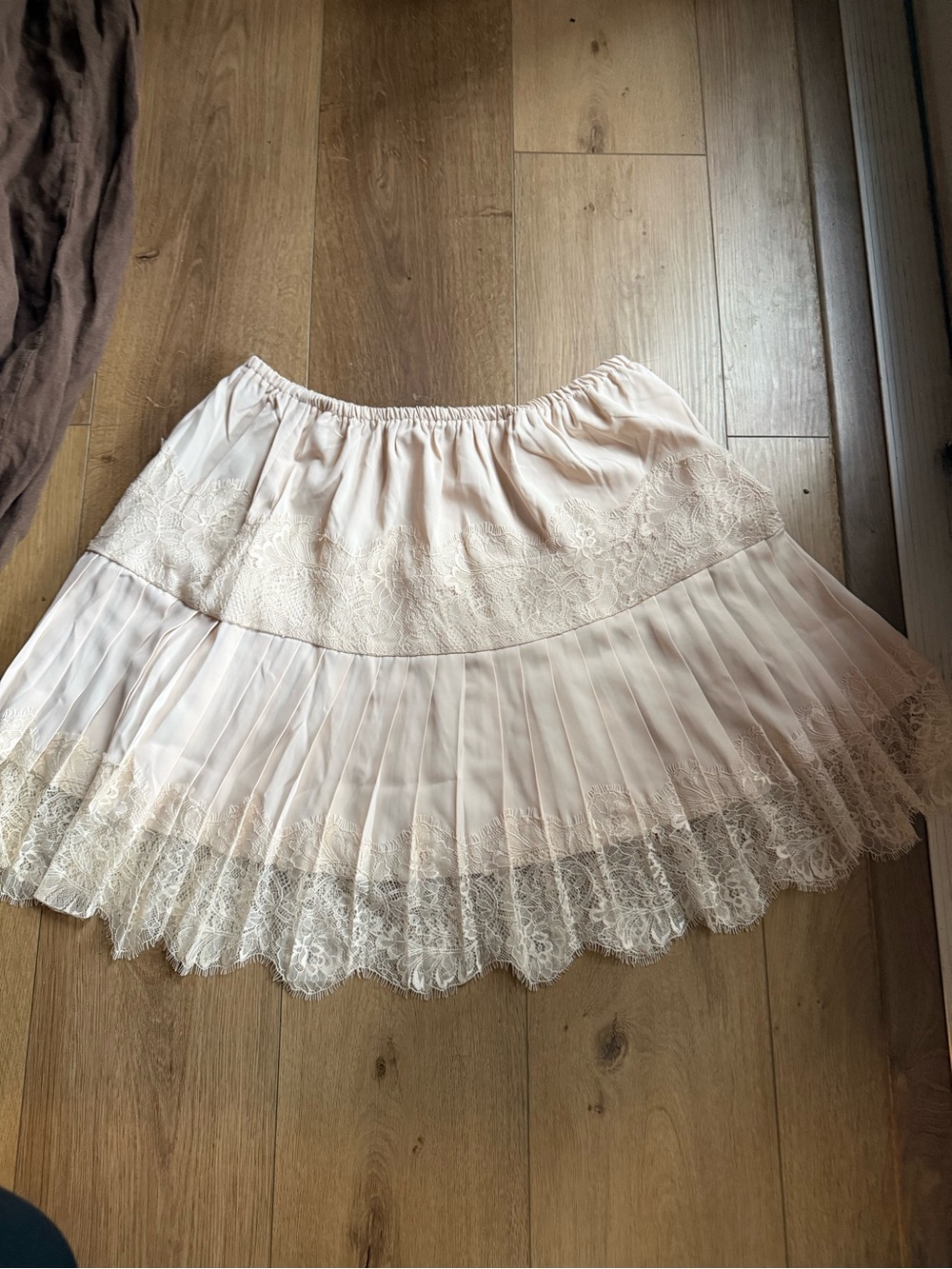 Lace Tan Skirt